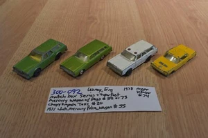 Matchbox Superfast Lesney 4 Cars 1 Taxi,3 Station Wagons(300-092) - Picture 1 of 9