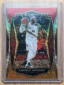 2020-21 Select Premier Level Carmelo Anthony Red White Orange Shimmer Prizm #132 - Picture 1 of 2