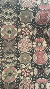 Blendworth CURTAIN CUSHION UPHOLSTERY FABRIC CAMELOT  printed Velvet KIWI 3mtrs - Picture 1 of 10