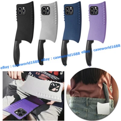 3D смешной кухонный нож телефон чехол для iPhone 17 Pro Max 678P-11 12 13 14 15 16E - Изображение 1 из 4