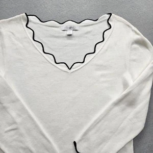Prendas para el torso Roz&Ali para mujer blancas medianas de manga larga - Imagen 1 de 12