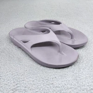 OOFOS Original Waterdrop Sandals Womens 14 Mens 12 Purple Recovery Comfort - Picture 1 of 15