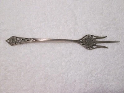 Extremely Rare Dutch Netherlands Sterling silver Mango Fork Hallmarked - Image 1 of 4