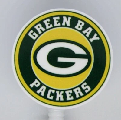 Carrete de insignia Green Bay Packers soporte de identificación enfermera doctor estudiante profesor fútbol PT Foto 1 de 2