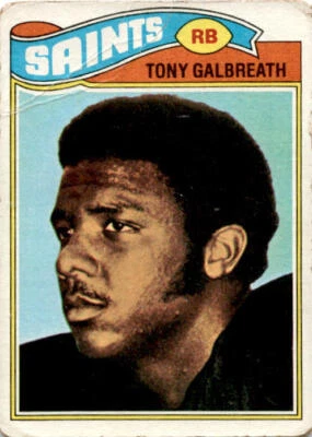 1977 Topps Tony Galbreath #257 New Orleans Saints - Image 1 of 2