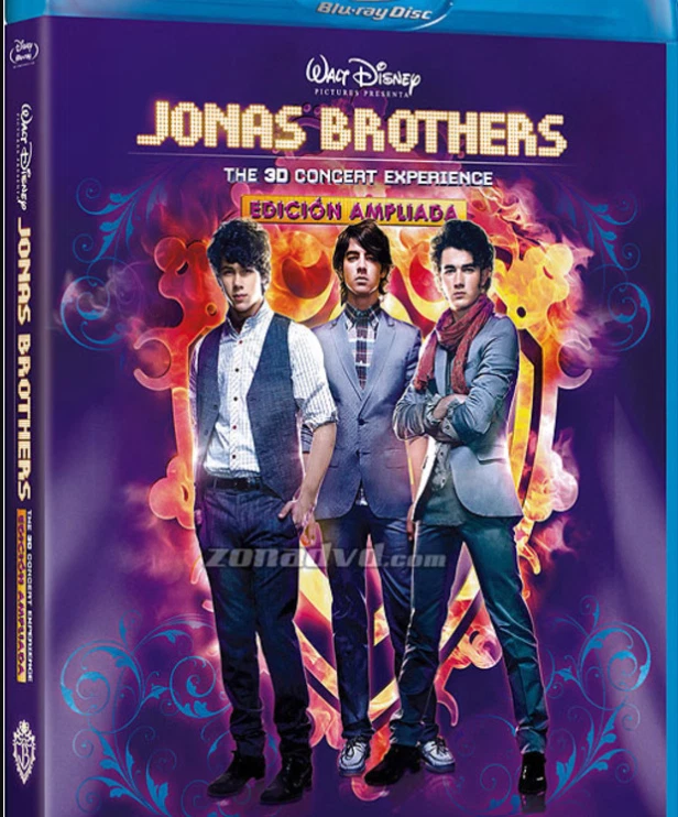 Jonas Brothers The Concert Experience (2ª Mano) 2 Disc. BLU-RAY+DVD Región B- C2 - Imagen 1 de 1