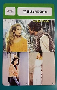 British Actress Vanessa Redgrave French Film Trade Card