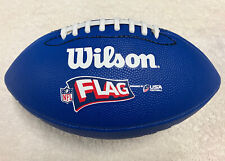 Wilson NFL USA Flag Play Football - New Kids Blue White Youth Size WTF1523 HAR