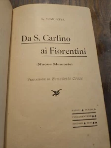 Libro Da San Carlino Ai Fiorentini - Scarpetta - Napoli 1899 - Foto 1 di 12