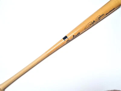 Pete Rose Signed Rawlings Adirondack Big Stick Tan Bat "#4256" Inscription COA  - Image 1 of 4