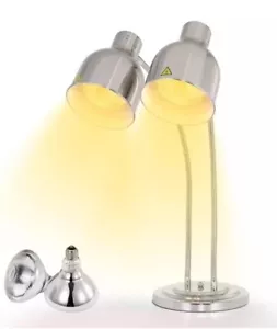 Cucina commerciale buffet 2 lampadine supporto termico lampada scaldavivande ****LEGGI - Foto 1 di 5