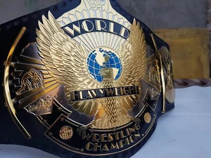 Winged Eagle Championship Title Wrestling Belt WW E 2mm Brass Adult Size Replica - Picture 1 of 5