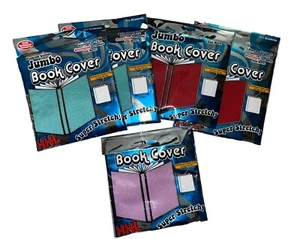 It's Academic Fabric Book Cover Oversize JUMBO Super Stretch 5 Pcs - Imagen 1 de 1