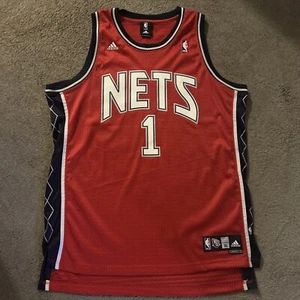 New Jersey Nets Adidas Marcus Williams Red Adidas Jersey XL Vintage Mint UCONN - Picture 1 of 5
