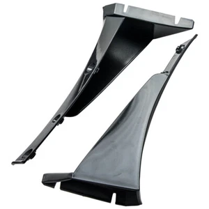 Black Front Splitter Extension Winglets for Corvette C7 Z06/Z07 Stage 3 2014-Up - Picture 1 of 12