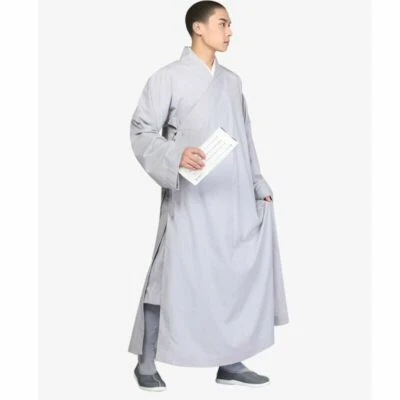Disfraz de monjes budistas chinos vestido largo templo Shaolin Kung Fu Foto 1 de 4