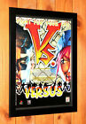 Vs. Versus Video Game Ps1 Konami Mini Promo Vintage Poster / Ad Page Framed