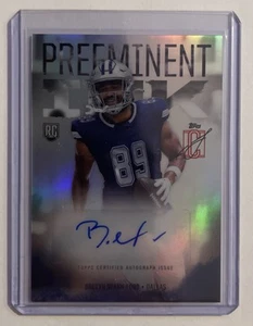 2024 Topps Signature Class BREVYN SPANN-FORD Preeminent Ink RC Auto Cowboys - Picture 1 of 2