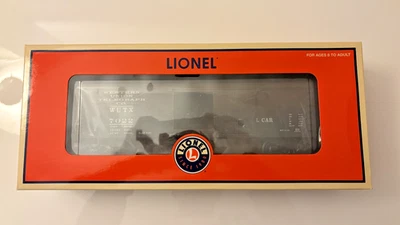 Lionel No. 6-26165 LRRC Western Union #7022 Woodsided Reefer O Gauge NEW in Box - Image 1 of 4