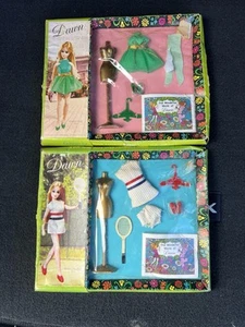 Two Vintage Topper Toy Fashions for Dawn Green And Tennis Outfit - Picture 1 of 2
