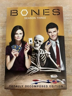 Bones: Season Three  (DVD, 2009 20th Century Fox) 5-Disc Full Set Foto 1 de 4