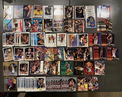 Lote de cartas Reggie Miller (114) Indiana Pacers Base Insert Topps Finest Upper Deck Foto 1 de 4