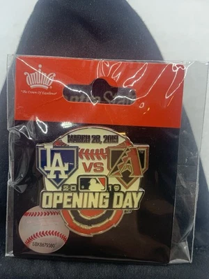 Arizona Diamondbacks Vs Los Angeles Dodgers Opening Day 2019 MLB Lapel Pin New - Image 1 of 3