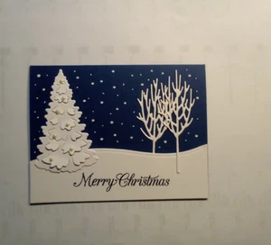 Stampin up 4 handgemachte Weihnachtskarten - Bild 1 von 2