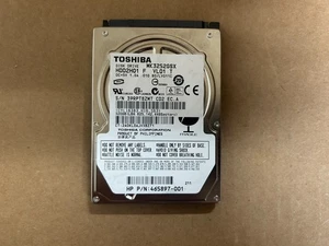 Toshiba 320GB 2.5" 5400RPM SATA Laptop PC HDD Hard Drive MK3265GSX 594918-001 - Picture 1 of 7