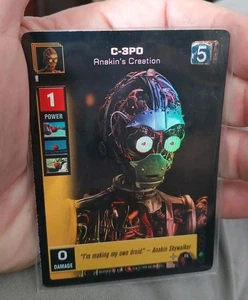 1999 Star Wars CCG Young Jedi CCG, C-3PO Foil F-7 - Picture 1 of 3