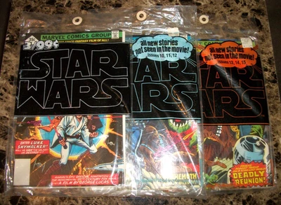 Star Wars Whitman 3 Pack Lot (1977) #1-3,10-12,13-15  Multi-Pack/Reprint Edition - Image 1 of 4