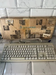 Packard Bell SK-2100W Mechanische Vintage PS/2 Computer Tastatur 1990er 90er - Bild 1 von 8