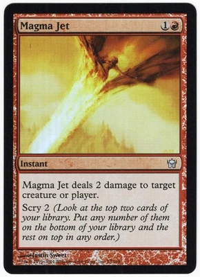 Magma Jet 2004 Fifth Dawn FOIL Red Uncommon Instant MTG NM AZ1 - Image 1 of 2