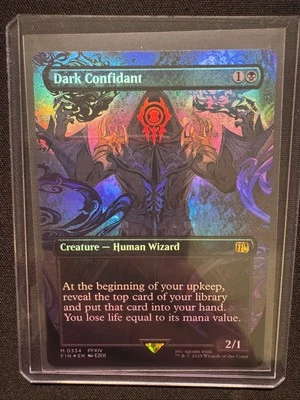 MTG: Dark Confidant (Borderless 334) (Foil) - NM - FINAL FANTASY - Image 1 of 2
