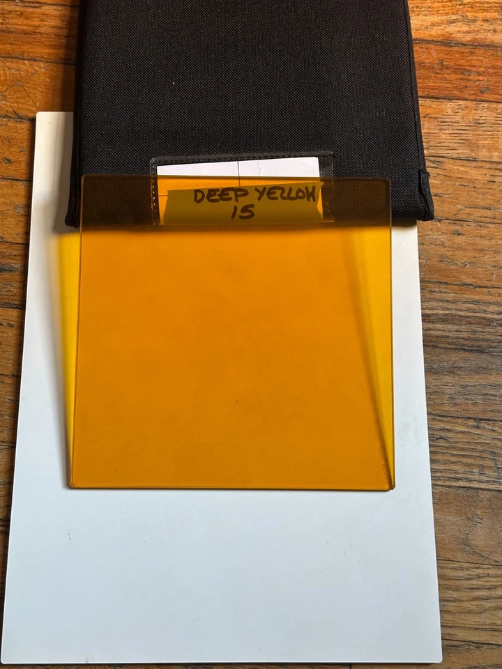 Tiffen 6.6 x 6.6 YELLOW 15 Glass Filter Schneider Lee Cokin 6x6 - Image 1 of 1