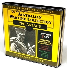 All Original Australian Wartime Collection-The Anzacs 3CD Over 70 Wartime Classi - Picture 1 of 2