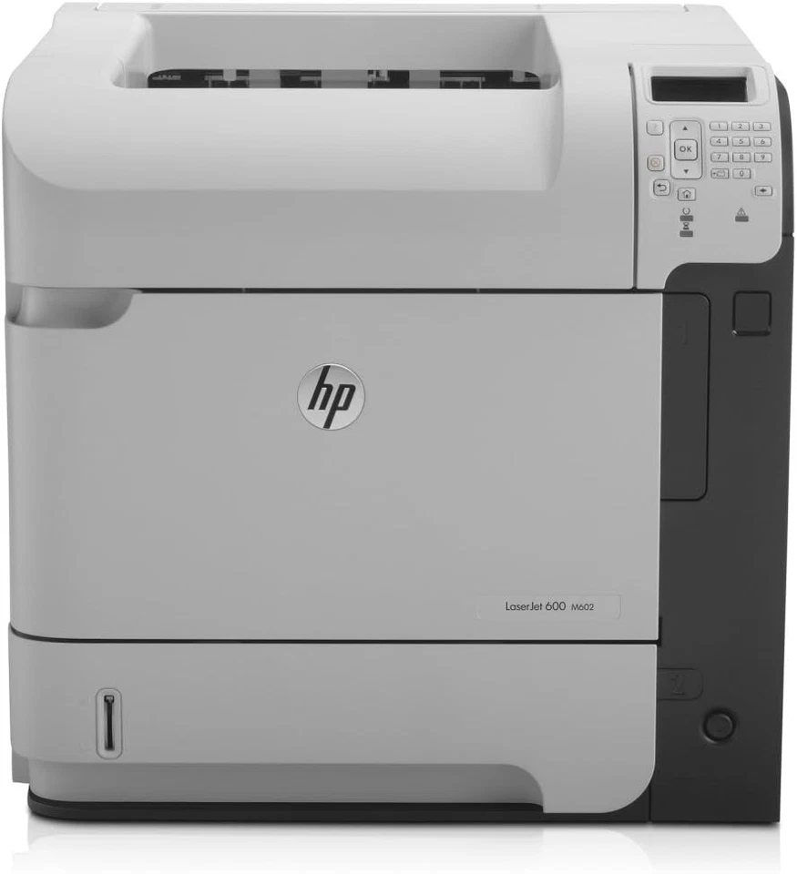 HP LaserJet M602DN A4 Mono USB Network Desktop Laser Printer - Full Level Toner - Image 1 of 4