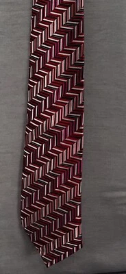 VERSE 9 CORBATA CUELLO DISEÑOS SEDA ROJO ROSA MULTICOLOR RAYAS Foto 1 de 4