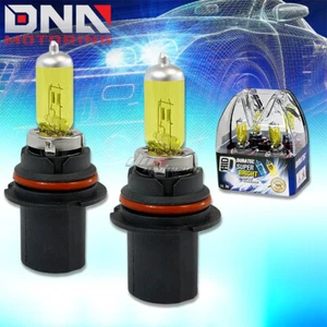 Pair 9007 65W/55W 4300K Xenon Yellow Halogen High/ Low Beam Headlight Light Bulb - Picture 1 of 1