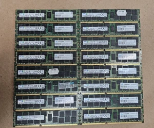 LOT OF 16X 16GB SAMSUNG PC3-12800R SERVER MEMORY RAM 256GB - Picture 1 of 3