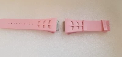 正品 Richard Mille 30 毫米 x 18 毫米粉色橡胶表带/表带 RM11-03M 11-03M — 第 1/4 张图片