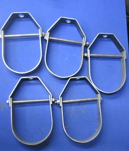 4" Pipe Adjustable Clevis Hanger Lot of (5) - Picture 1 of 2