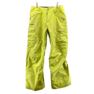 Patagonia h2nO Ski Snowboard Pants Mens 36X32 Green Insulated Nylon Outdoor FLAW - Picture 1 of 19