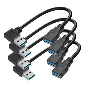 Saitech IT 4 Pk 15CM USB 3.0 Extension Cable Type a Male to Female High-Speed Co - Picture 1 of 12
