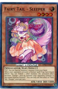 YU-GI-OH FAIRY TAIL - SLEEPER PROMO SUPER RARE MINT OP05-EN007 - Picture 1 of 1