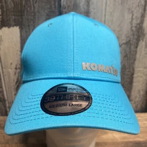 Komatsu Hat New Era Flex Fit 39Thirty Size M/L Blue Cap New - Picture 1 of 6