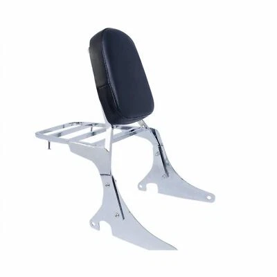 Backrest Sissy Bar Luggage Rack Fit For Kawasaki Vulcan VN400 VN800 1995-2012 - Image 1 of 4