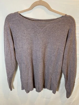 Suéter American Eagle feminino XS roxo manga longa gola redonda túnica feminina. - Imagem 1 de 4