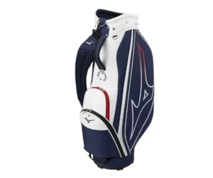 Mizuno Golf NX.6 Cart Caddy Bag 5way 5LJC2402 9 x 47in 2.6kg Navy Black 2024 New - Picture 1 of 5