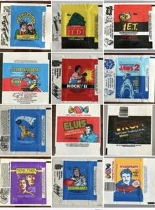 Menge 12 Vintage Leerpackung Wachsverpackungen ** keine Risse oder Risse - Bild 1 von 2